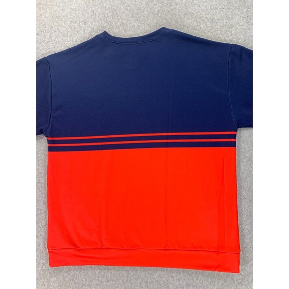 Ted Lasso AFC Richmond Crest Logo Soccer Crew Sweatshirt (Men's XL) Blue/Red - Picture 13 of 13